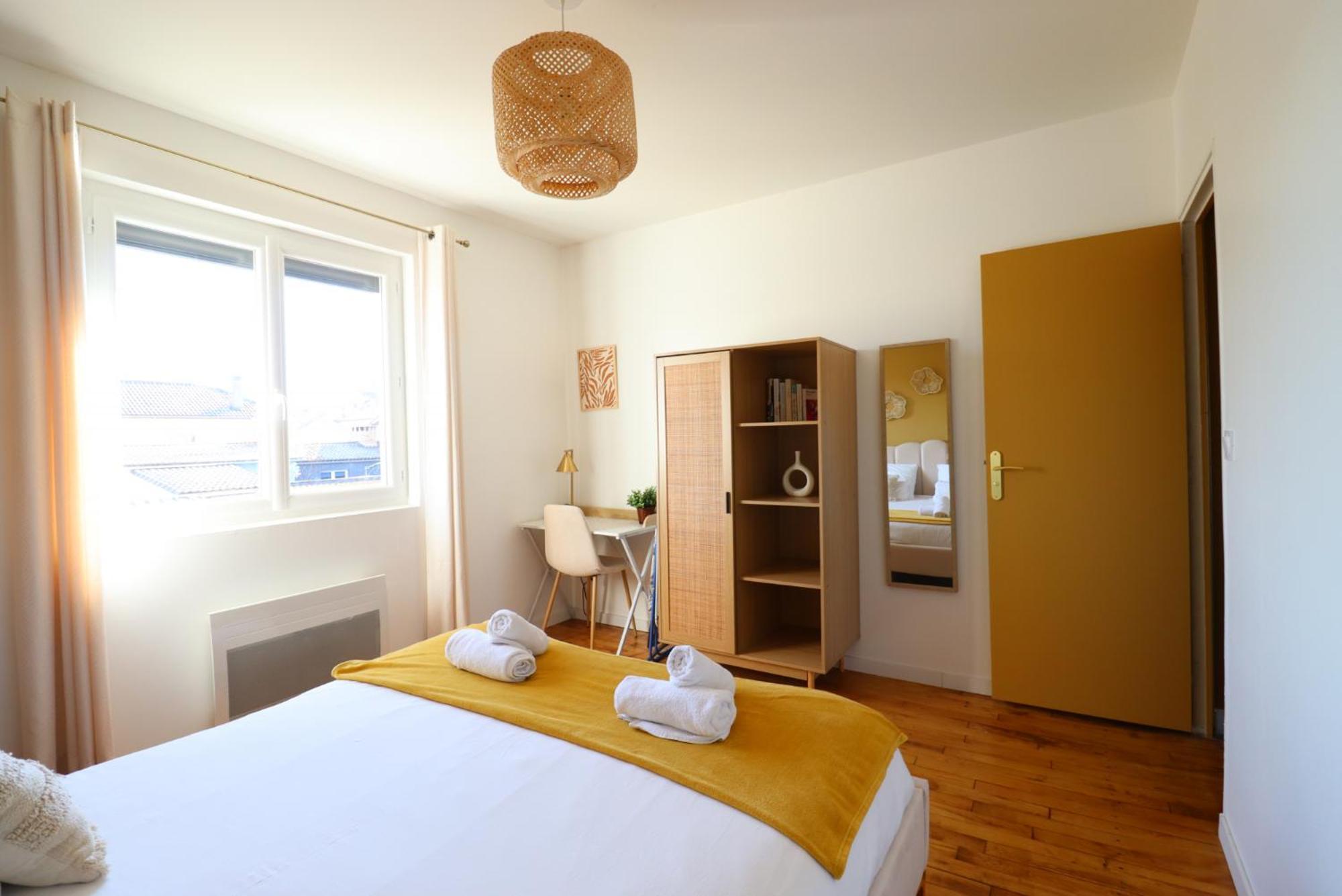 Le Boho - Charmant T3 Avec Climatisation Et Fibre Bergerac Kamer foto