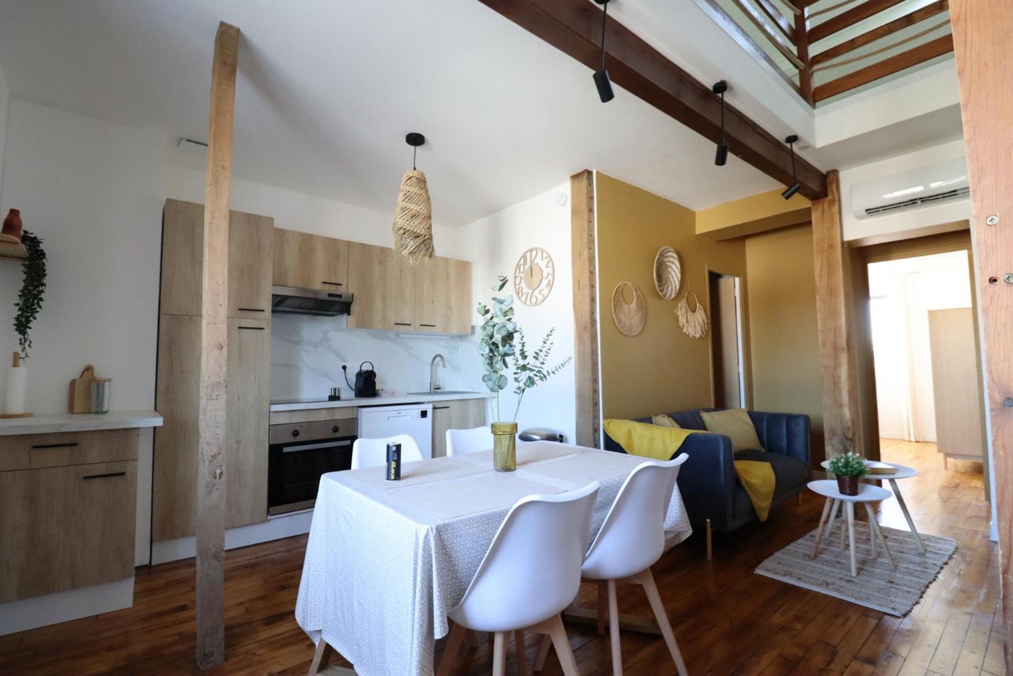 Le Boho - Charmant T3 Avec Climatisation Et Fibre Bergerac Kamer foto