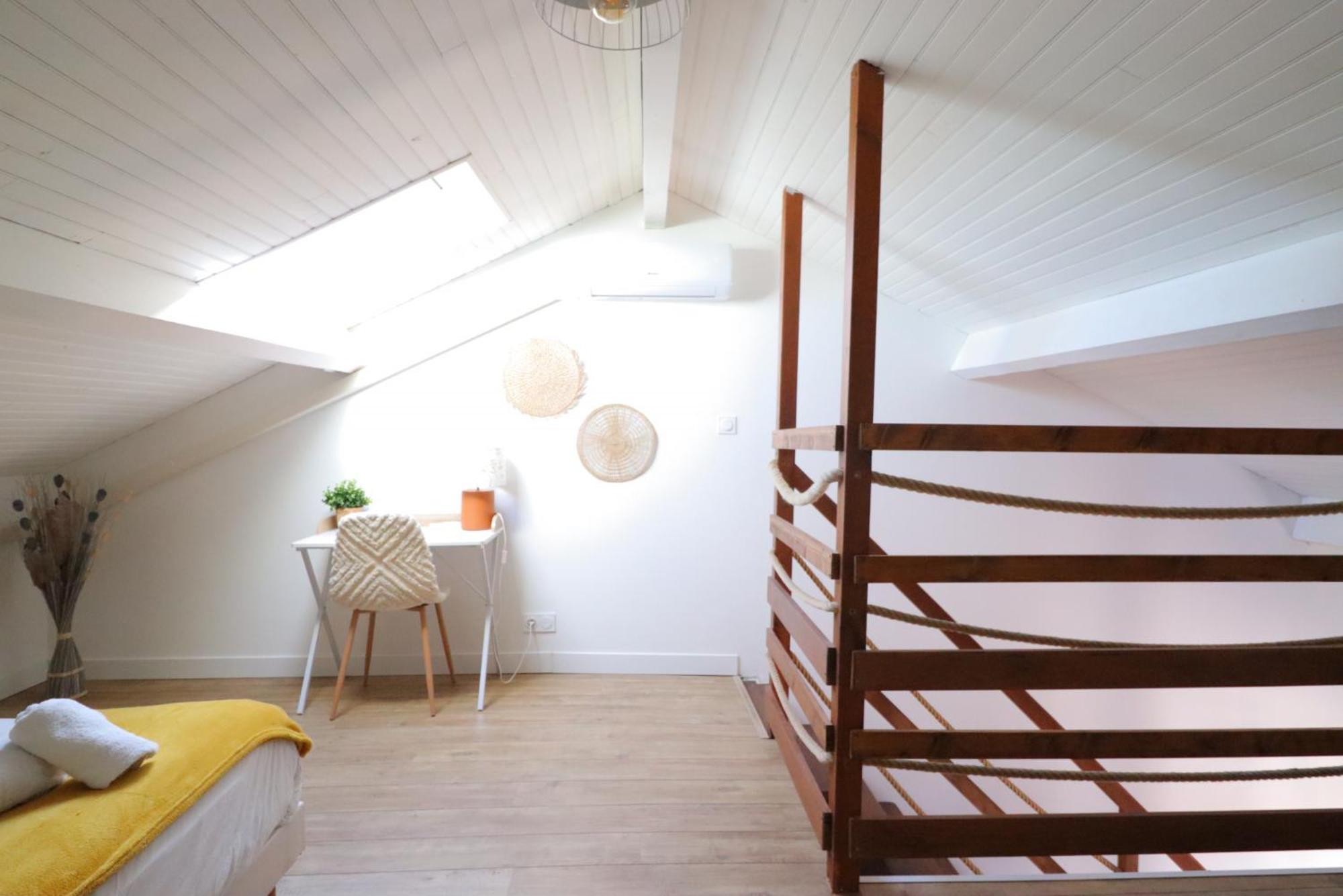 Le Boho - Charmant T3 Avec Climatisation Et Fibre Bergerac Kamer foto