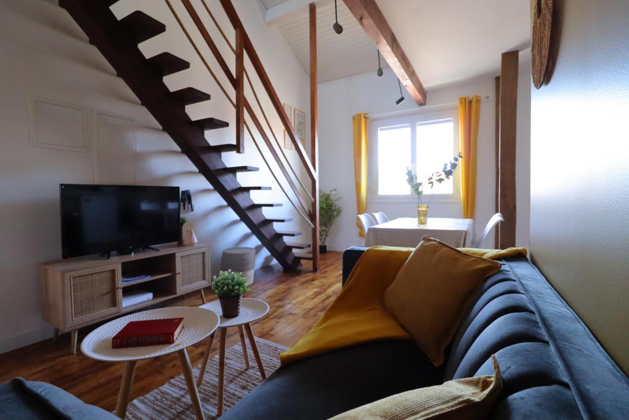 Le Boho - Charmant T3 Avec Climatisation Et Fibre Bergerac Kamer foto