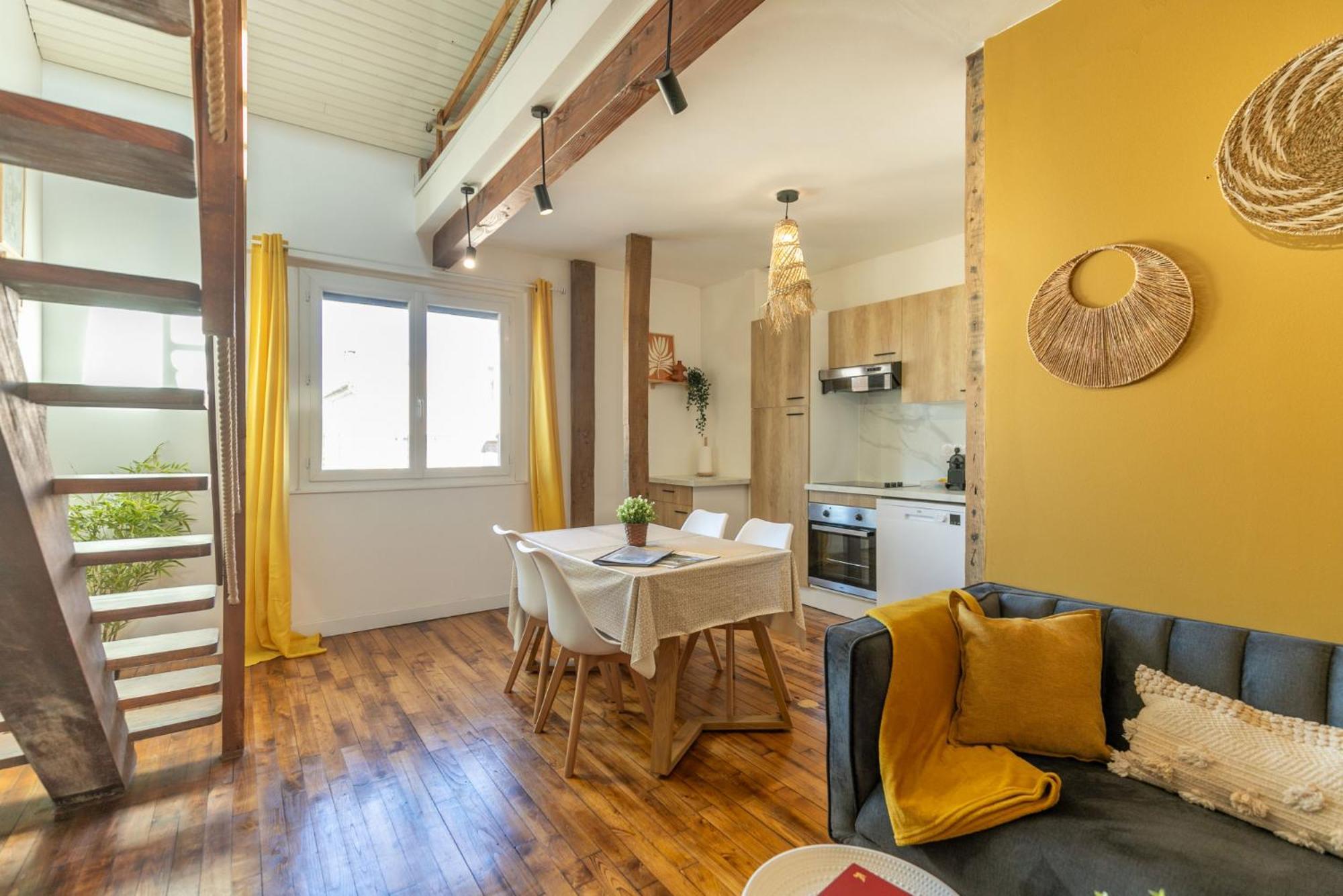Le Boho - Charmant T3 Avec Climatisation Et Fibre Bergerac Buitenkant foto